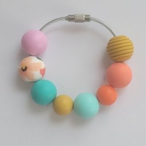 Bright Beads Bogg Bag Purse Charm